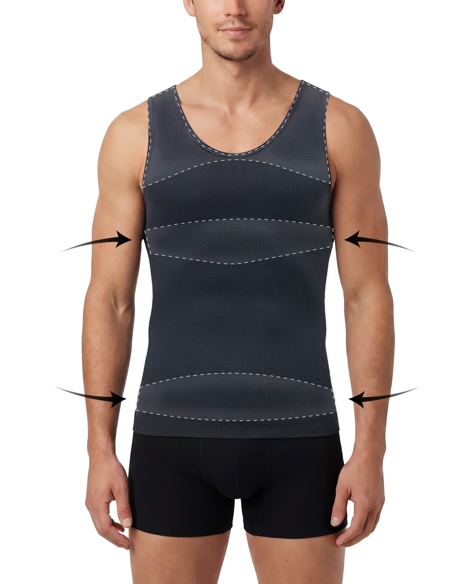 Susuro FullForm Men's Strong Compression Chest & Body Tank