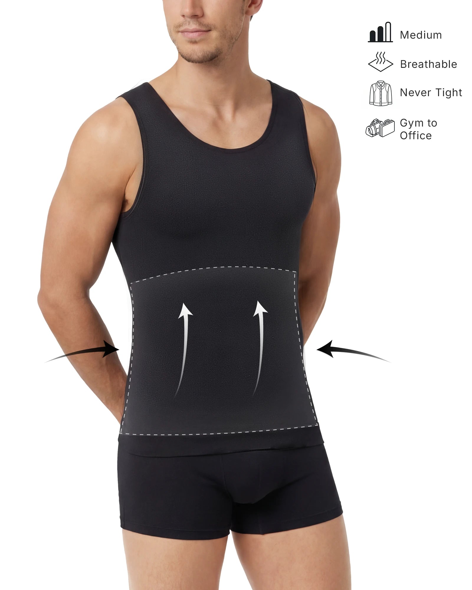 Susuro CleanLine Men's Compression Undershirt Tank